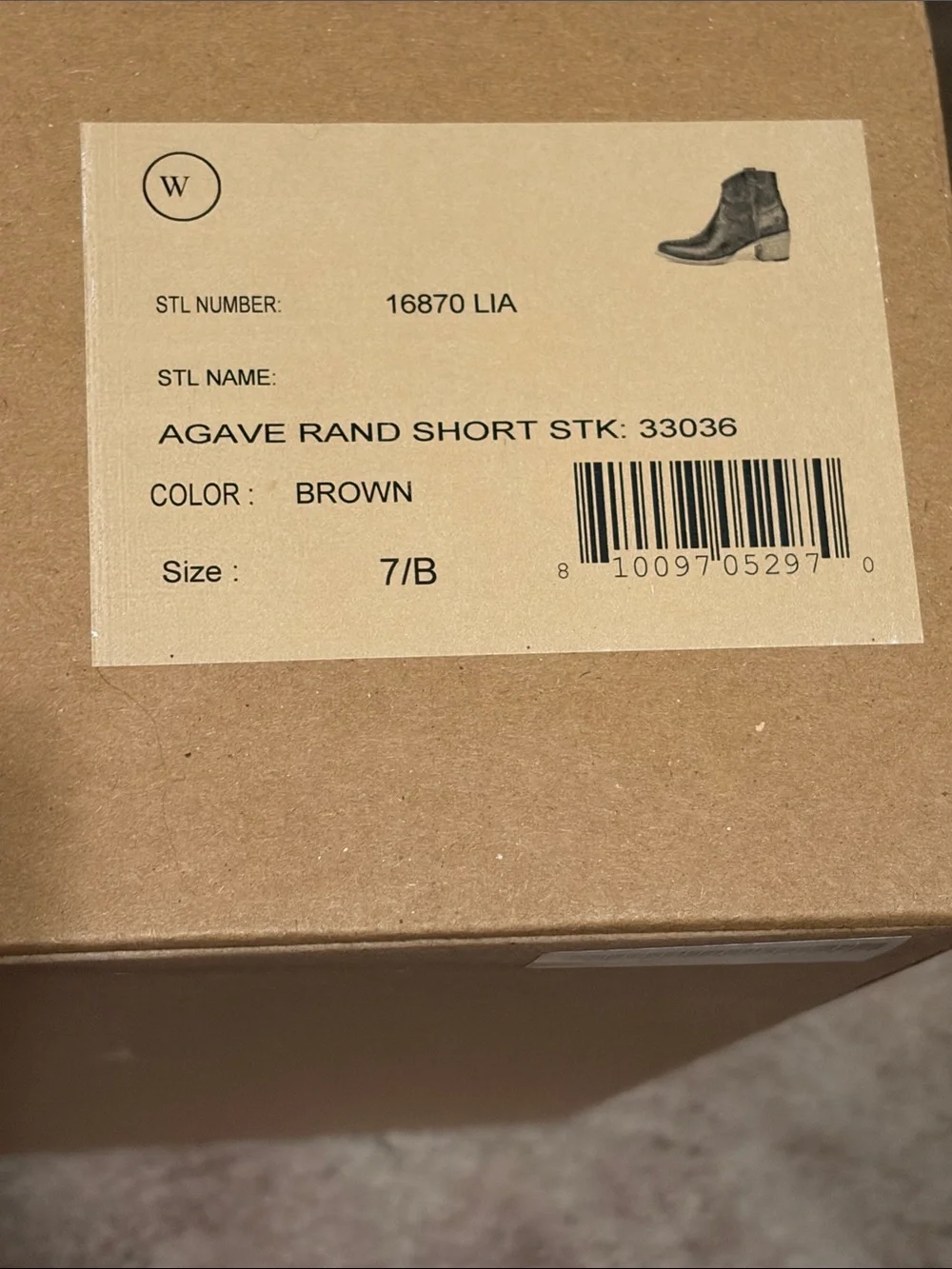 Ranch Road Agave Rand short boot BNIB - Picture 6 of 7